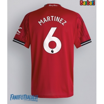 Manchester United Lisandro Martinez #6 Tricou Fotbal Replică 2025-26 Barbati Acasa